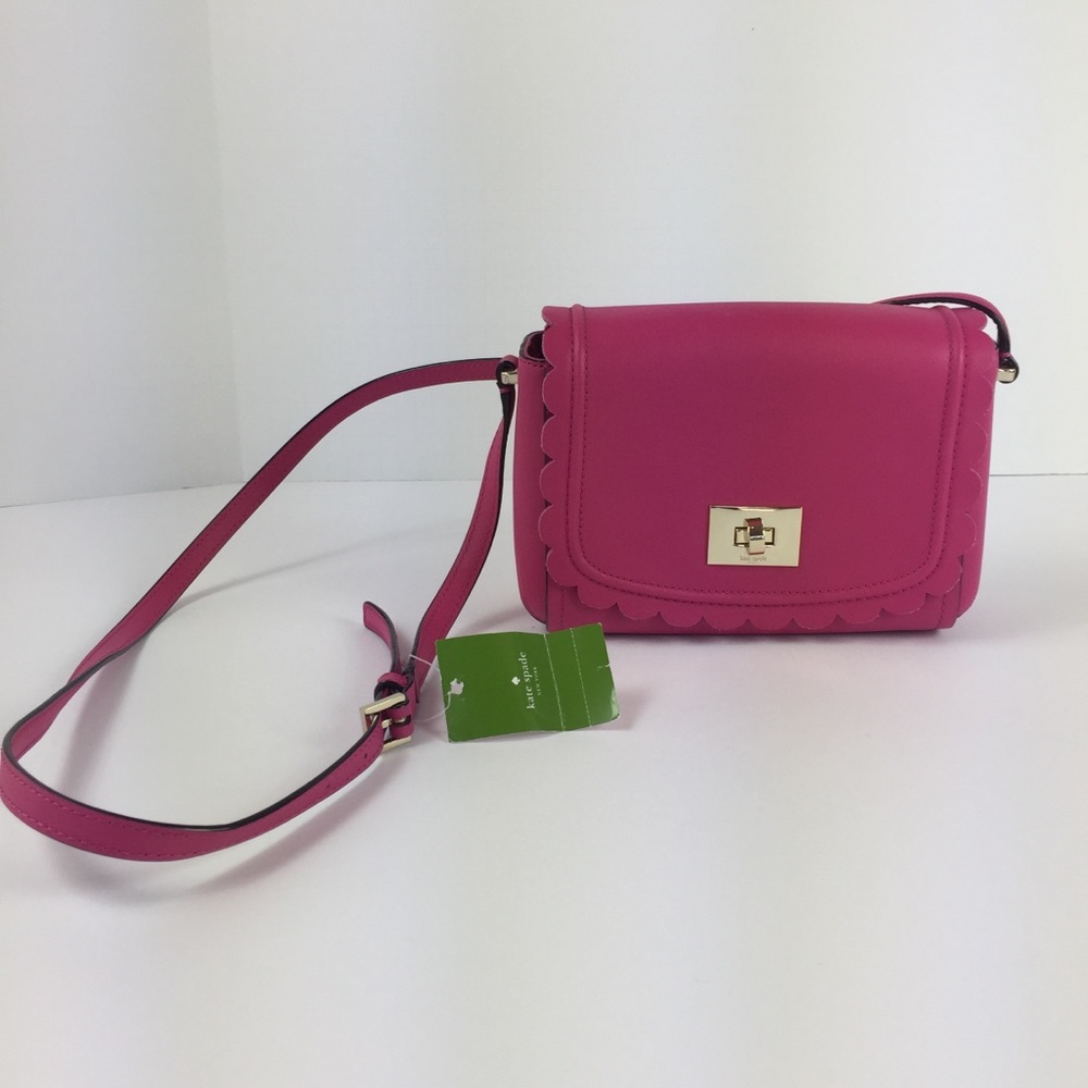 NWT Kate Spade Zani Pink Crossbody Flap Top Purse
